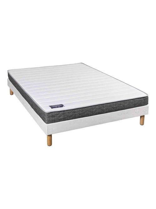 Matelas latex 14cm, sommier pieds ABONDANCE - Kiabi