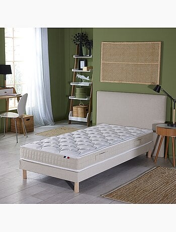 Matelas latex 3 zones PURE - soutien ferme, Made in France
