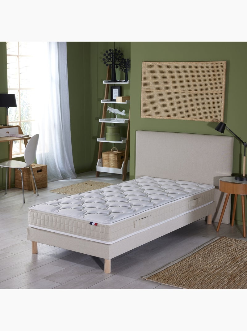 Matelas latex 3 zones PURE - soutien ferme, Made in France Blanc - Kiabi