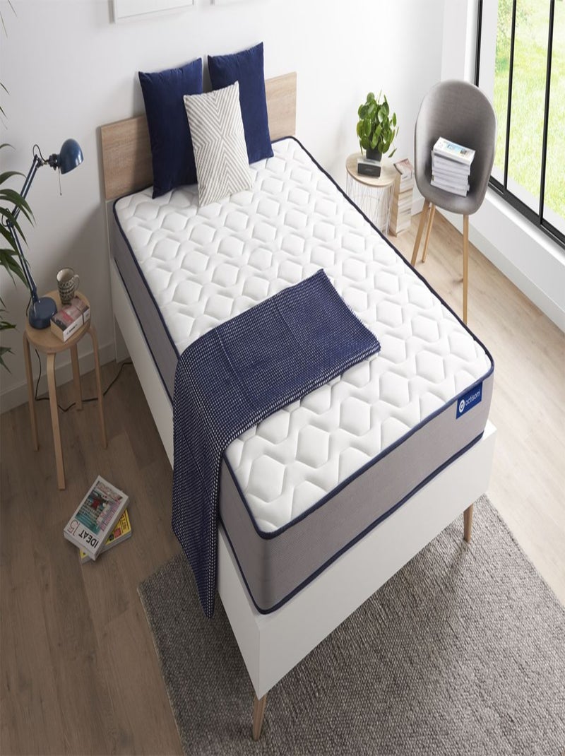 Matelas Latex et mémoire de forme Actilatex form Blanc - Kiabi