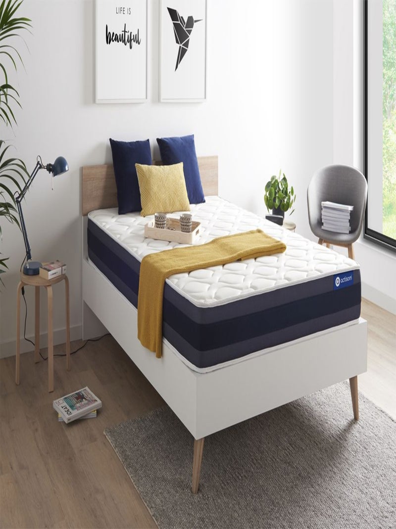 Matelas Latex et mémoire de forme Actilatex morpho Blanc - Kiabi