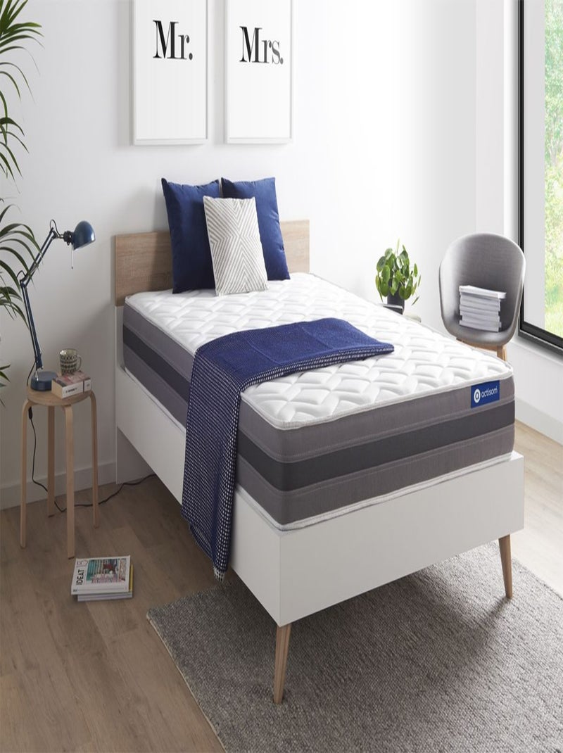 Matelas Latex et mémoire de forme Actilatex relax Blanc - Kiabi