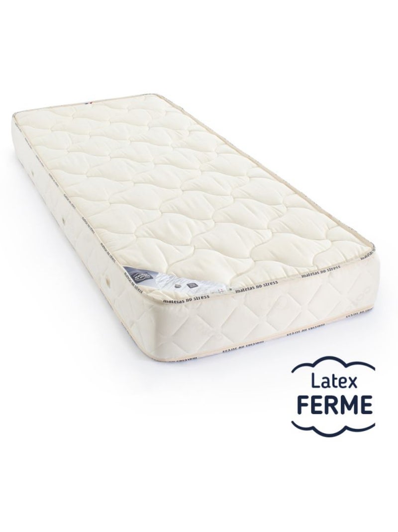 Matelas latex ferme 5 zones épais - 21 cm Blanc - Kiabi