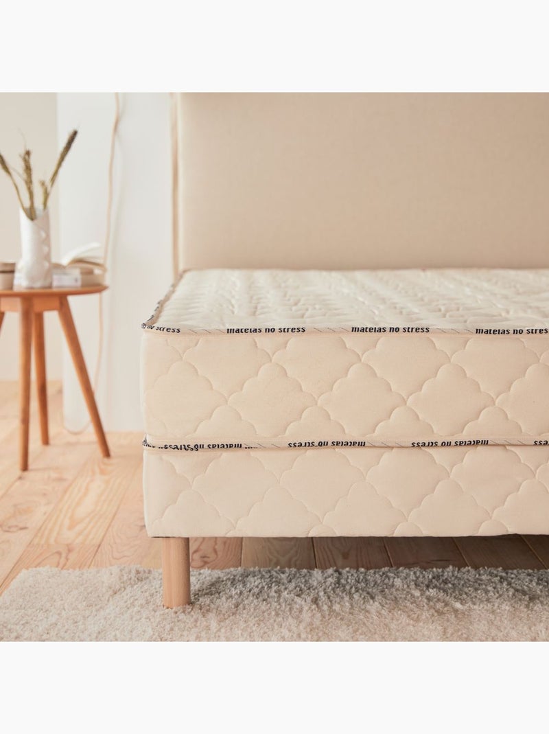 Matelas latex ferme 5 zones épais - 21 cm Blanc - Kiabi