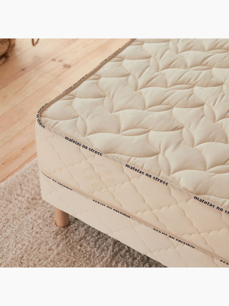 Matelas latex ferme 5 zones épais - 21 cm Blanc - Kiabi
