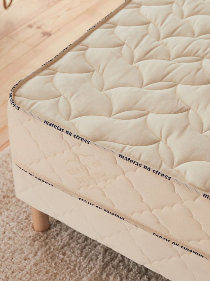 Matelas latex ferme 5 zones épais - 21 cm Blanc - Kiabi