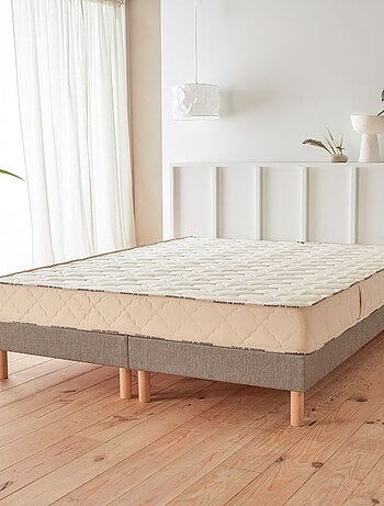 Matelas latex ferme coton bio 3 zones de confort - 18 cm