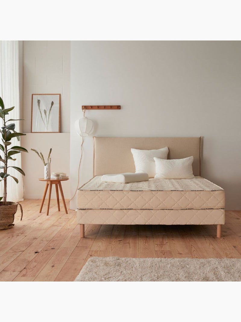 Matelas latex souple 5 zones épais - 21 cm Blanc - Kiabi