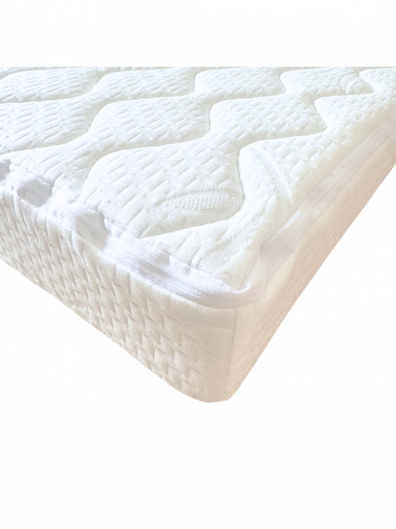 Matelas lit bébé 60x120 cm - Climatisé Blanc - Kiabi