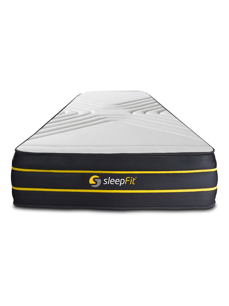 Matelas Mémoire de forme et micro ressorts ensachés Ultra Blanc - Kiabi