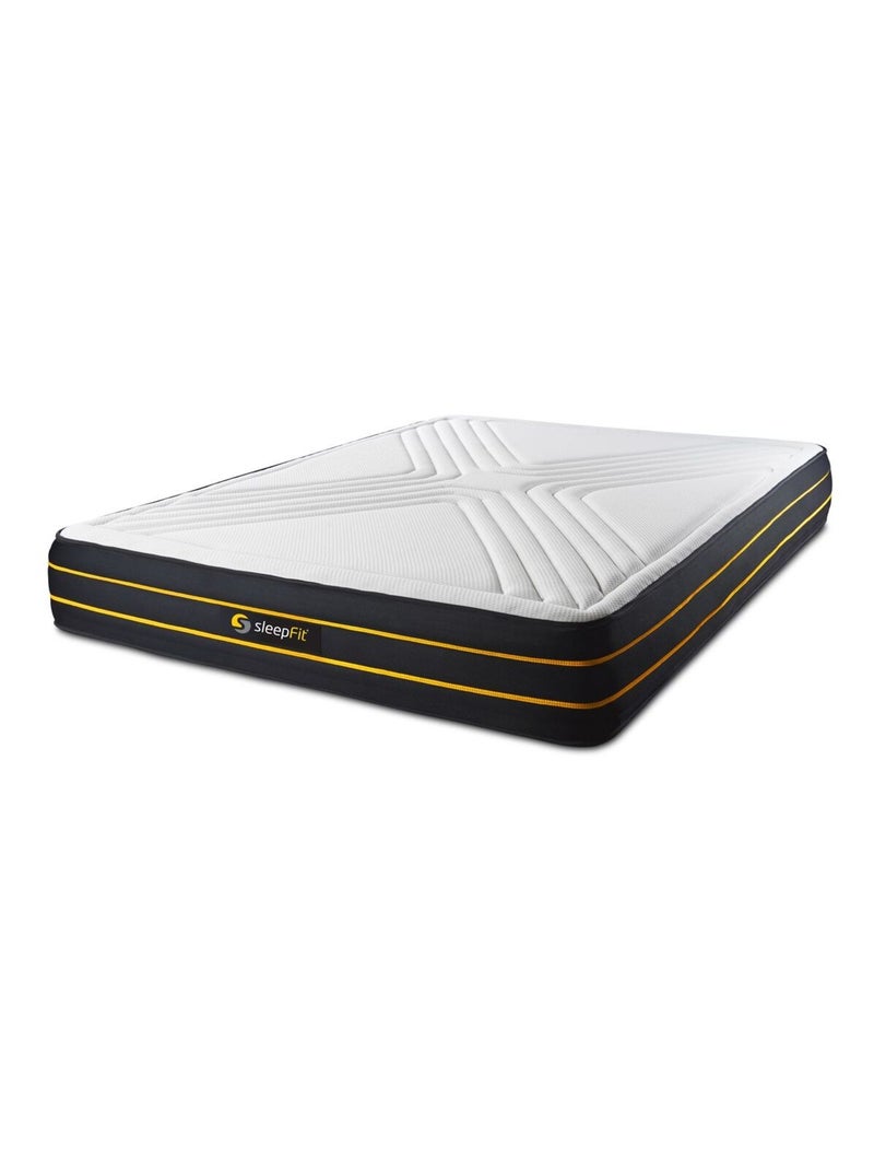 Matelas Mémoire de forme et micro ressorts ensachés Ultra Blanc - Kiabi