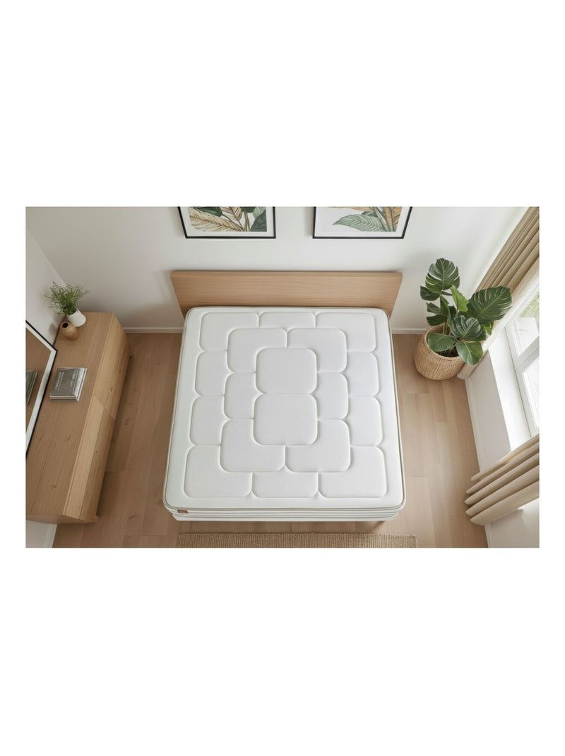 Matelas Mémoire de forme Le Douillet Blanc - Kiabi