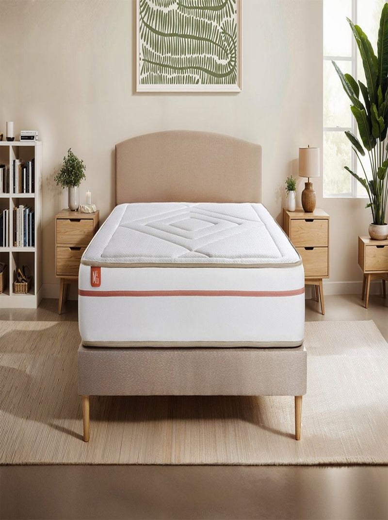 Matelas Mémoire de forme Le Paisible Blanc - Kiabi