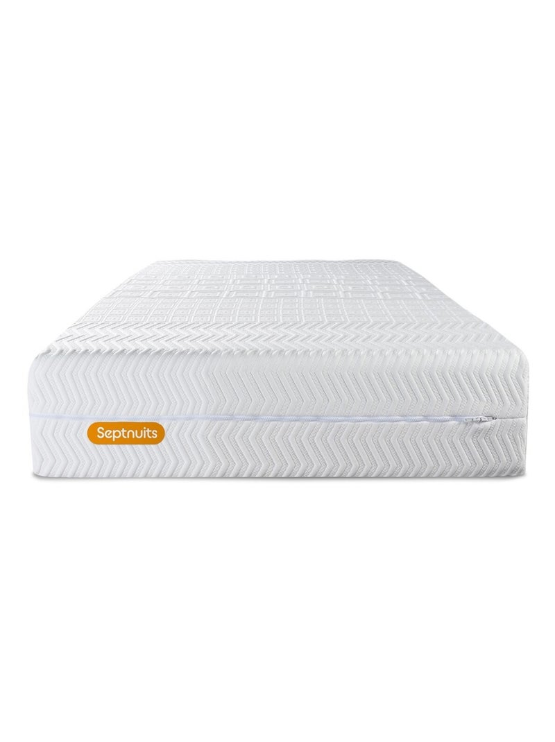 Matelas Mémoire de forme Memo bio Blanc - Kiabi