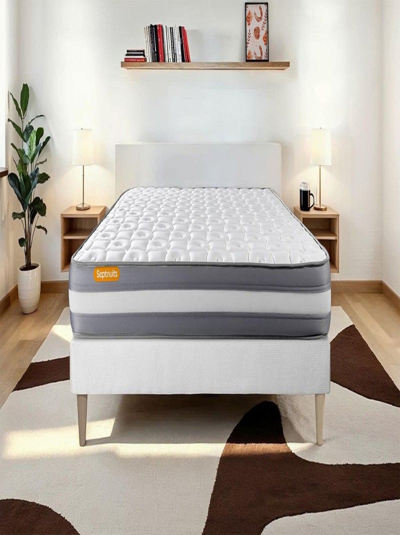 Matelas Mémoire de forme Memo plus Blanc - Kiabi