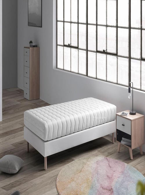 Matelas mémoire de forme ‘ZAFIR VISCO’ épaisseur 18 cm dehoussable ideal lit cabane et Montessori - Kiabi