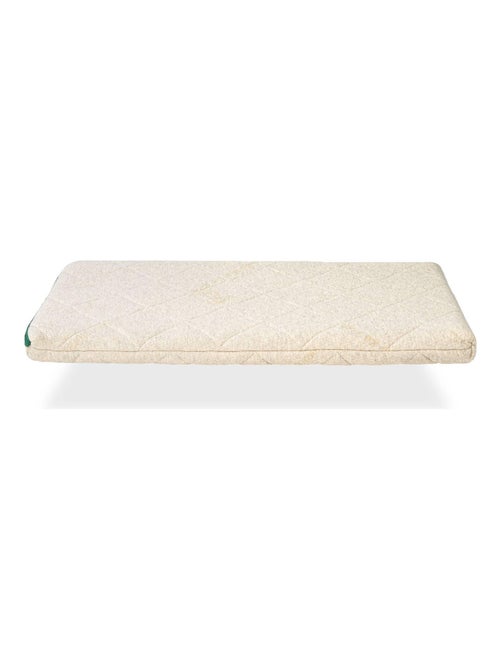 Matelas Mini Berceau  Epaisseur 7 cm .Latex et Coco Naturel. Tissu organic 100% - Kiabi
