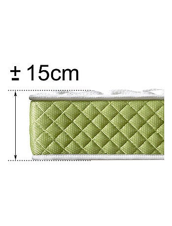 Matelas Mousse - Ferme - Réversible - Côté Été/hiver - H15 Cm - Dagostino Home