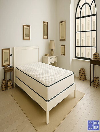 Matelas Mousse - Ferme - Réversible - Côté Été/hiver - H15 Cm - Dagostino Home