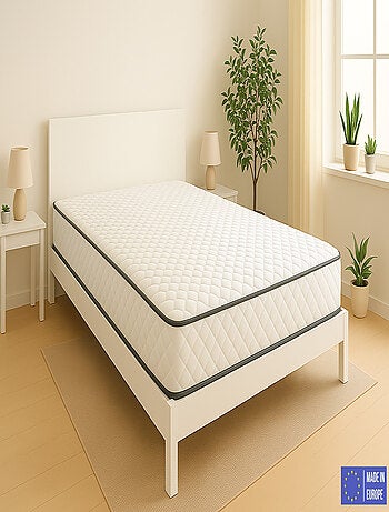 Matelas Mousse - Ferme - Réversible - Côté Été/hiver - H20 Cm - Dagostino Home