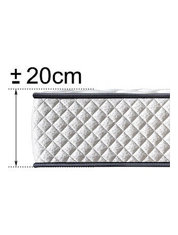 Matelas Mousse - Ferme - Réversible - Côté Été/hiver - H20 Cm - Dagostino Home