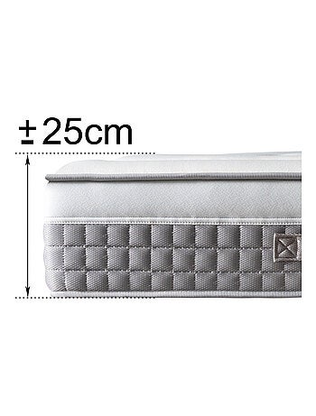 Matelas Mousse - Ferme - Réversible - Côté Été/hiver - H25 Cm - Dagostino Home