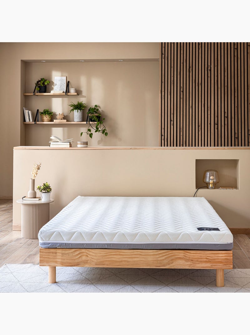 Matelas mousse 12 cm Tranquillité 2.0 - Terre de Nuit N/A - Kiabi