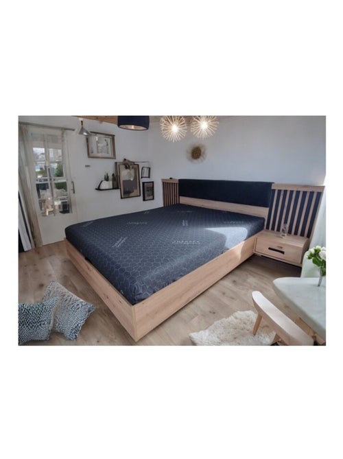 Matelas Mousse à mémoire de forme - Anthracite - Kiabi Matelas Mousse à mémoire de forme - Anthracite - Kiabi