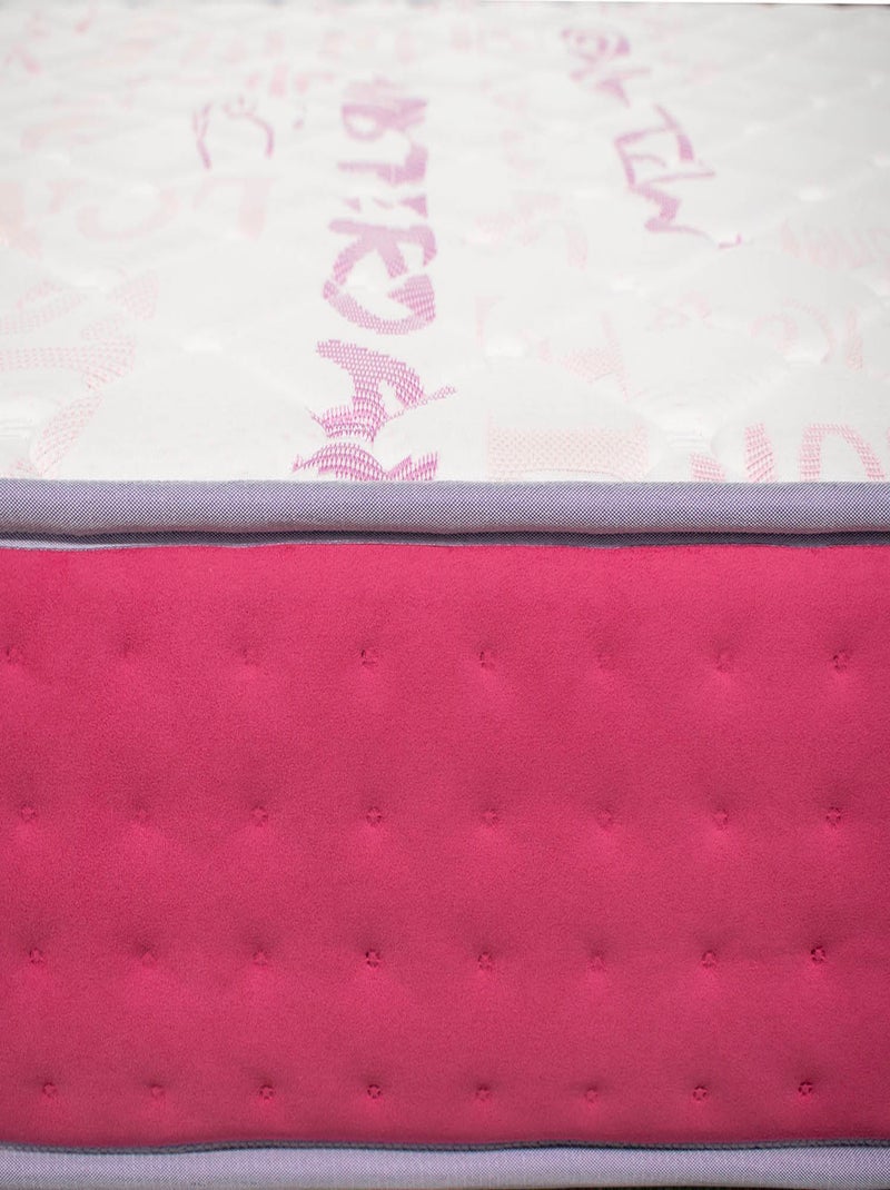 Matelas mousse à memoire de forme ‘AROA VISCO’ épaisseur 18 cm rose N/A - Kiabi
