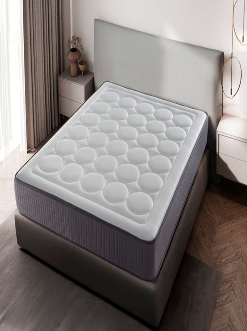 Matelas mousse CAELUM, Epaisseur 24 CM, Mousse haute densité,Fermeté moyenne - Kiabi Matelas mousse CAELUM, Epaisseur 24 CM, Mousse haute densité,Fermeté moyenne - Kiabi