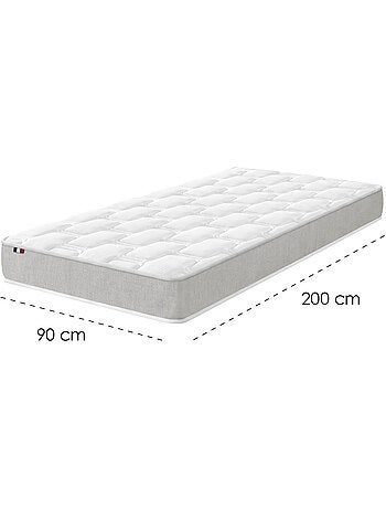 Matelas mousse dimame : confort ferme et enveloppant durable 90 x 200