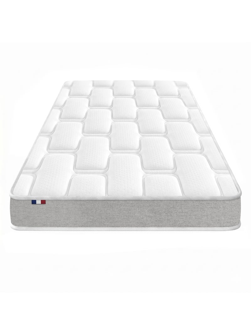 Matelas mousse dimame : confort ferme et enveloppant durable 90 x 200 Blanc - Kiabi