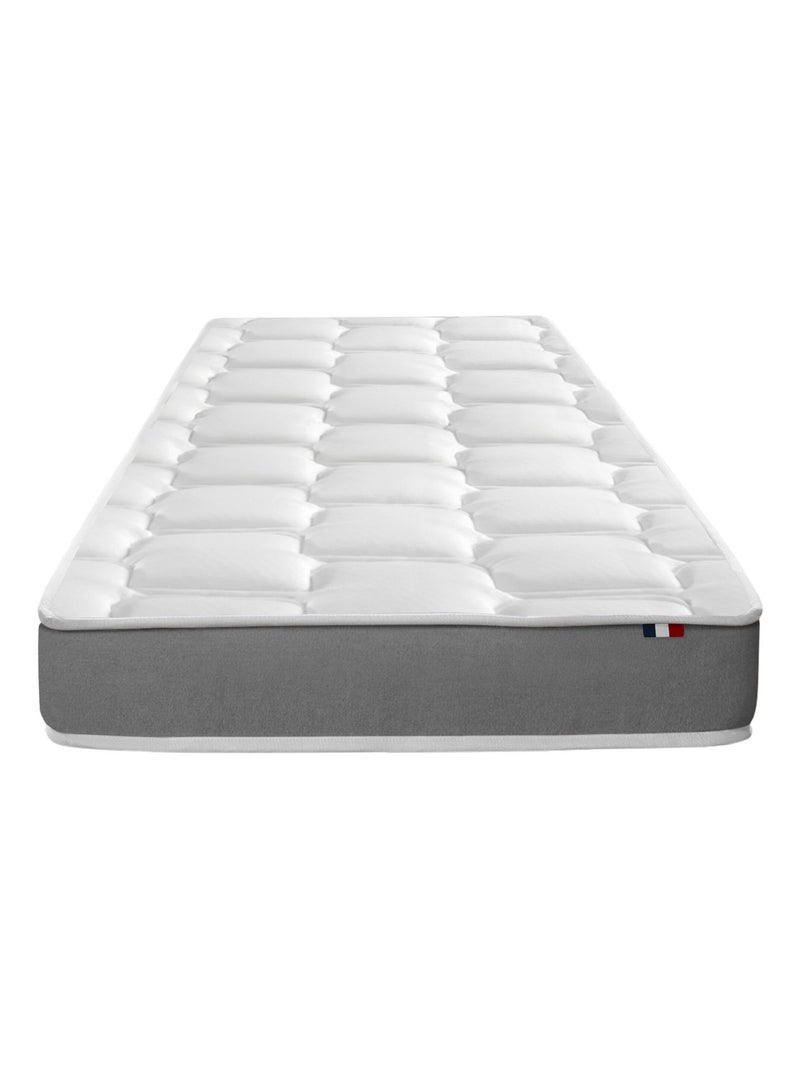 Matelas mousse DIMAME : confort ferme et enveloppant durable Dimensions - 90 x 190 cm Blanc - Kiabi