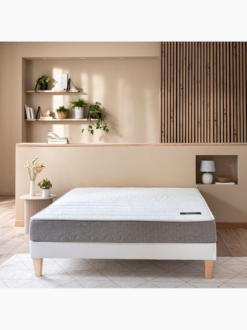 Matelas mousse et latex 19 cm Aisance 2.0 - Terre de Nuit - Kiabi