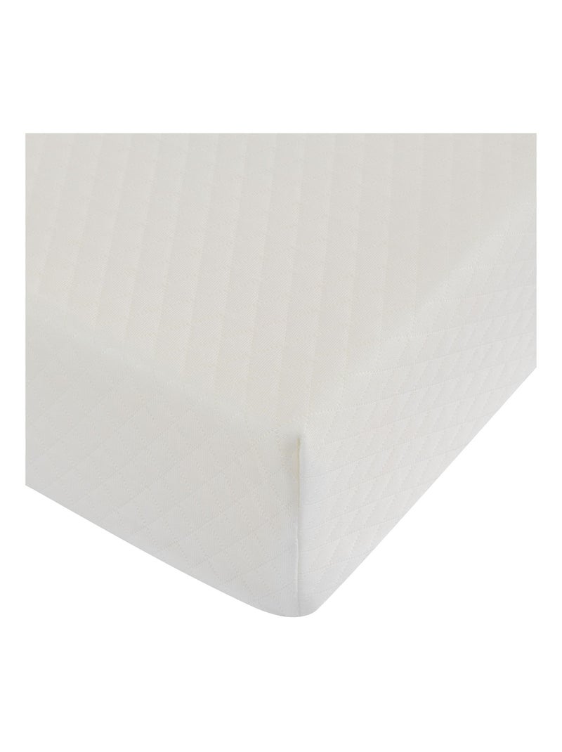 Matelas mousse évolutif 90x140 à 90x190 - Someo Blanc - Kiabi