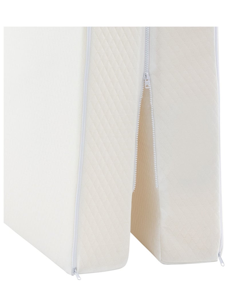 Matelas mousse évolutif 90x140 à 90x190 - Someo Blanc - Kiabi