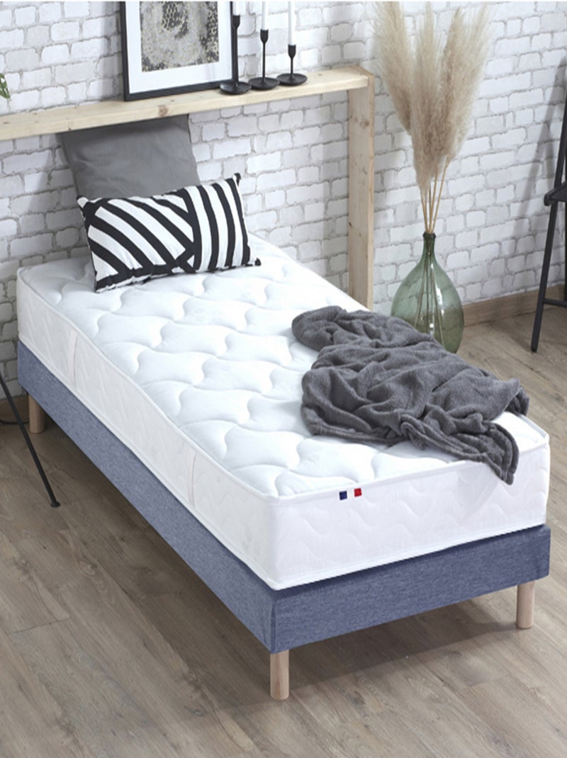 Matelas Mousse ferme réversible ALTO Made in France Blanc - Kiabi