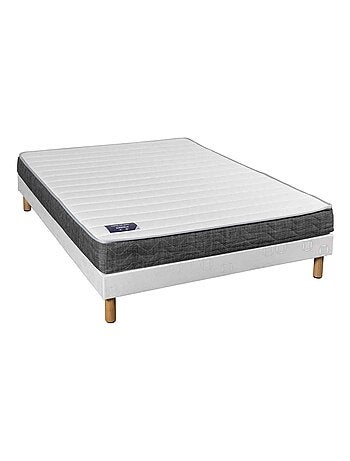 Matelas mousse mémoire, sommier, pieds ABSOLU