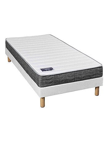 Matelas mousse mémoire, sommier, pieds ABSOLU