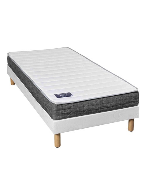 Matelas mousse mémoire, sommier, pieds ABSOLU - Kiabi
