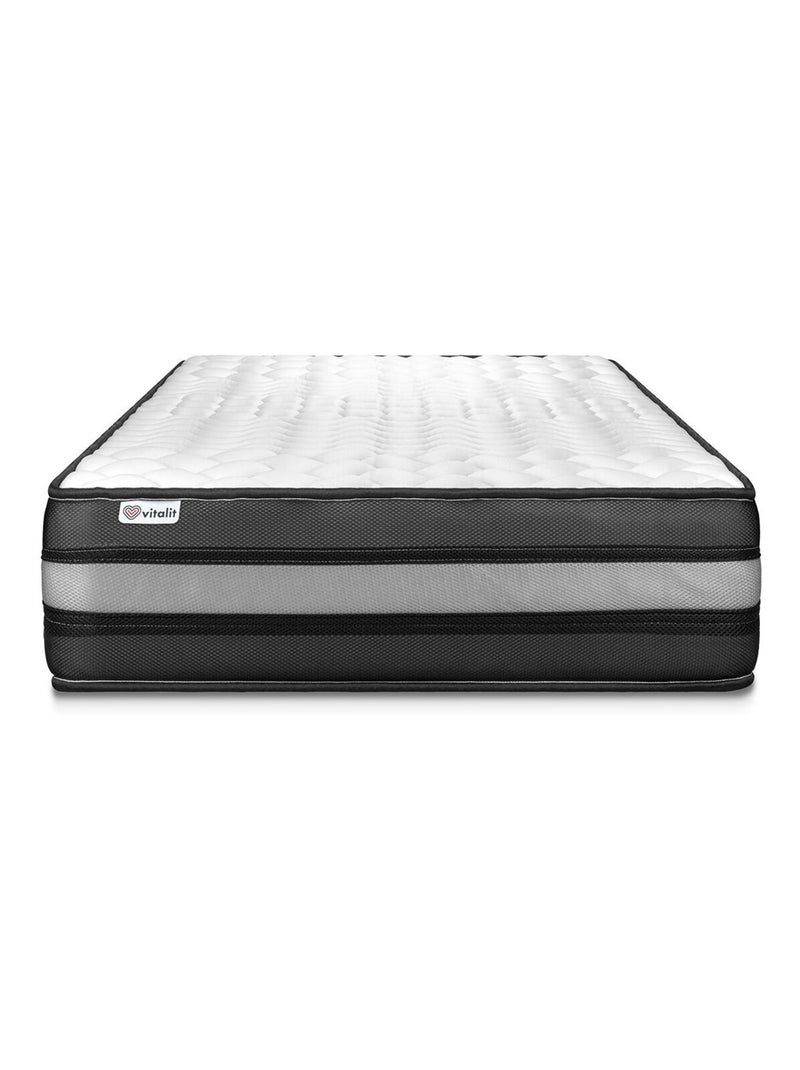 Matelas Mousse polyuréthane à mémoire de forme VITAL POWER ZEN Blanc - Kiabi