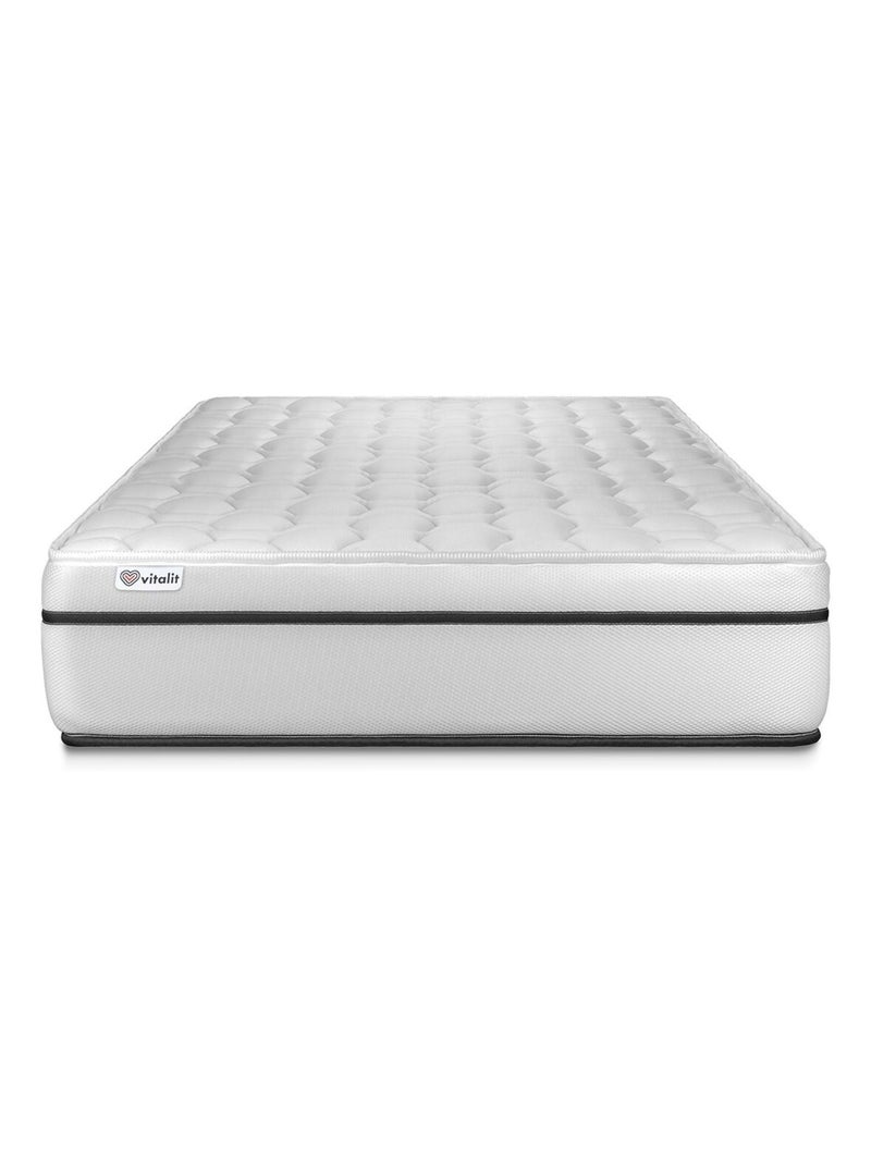 Matelas Mousse polyuréthane à mémoire de forme VITAL SPA Blanc - Kiabi