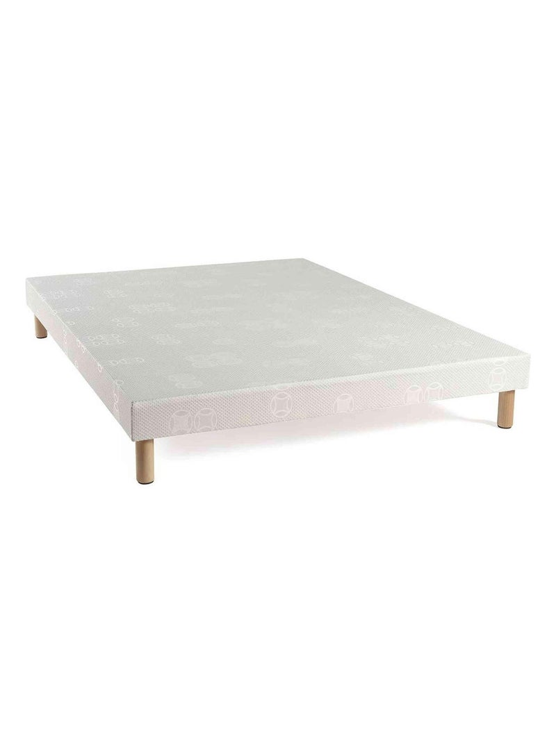 Matelas mousse, sommier pieds TRANQUILLITÉ Blanc - Kiabi