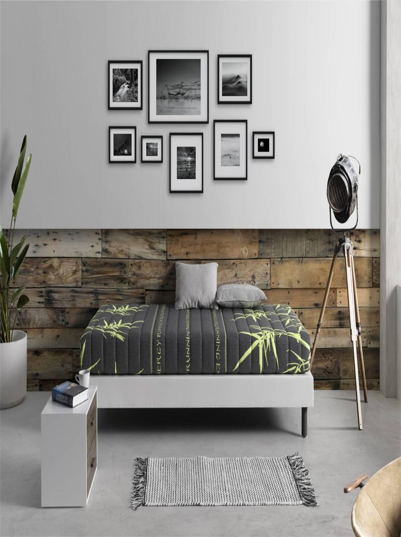 Matelas mousse ‘SPORT’ épaisseur 24 cm ergonomique déhoussable N/A - Kiabi
