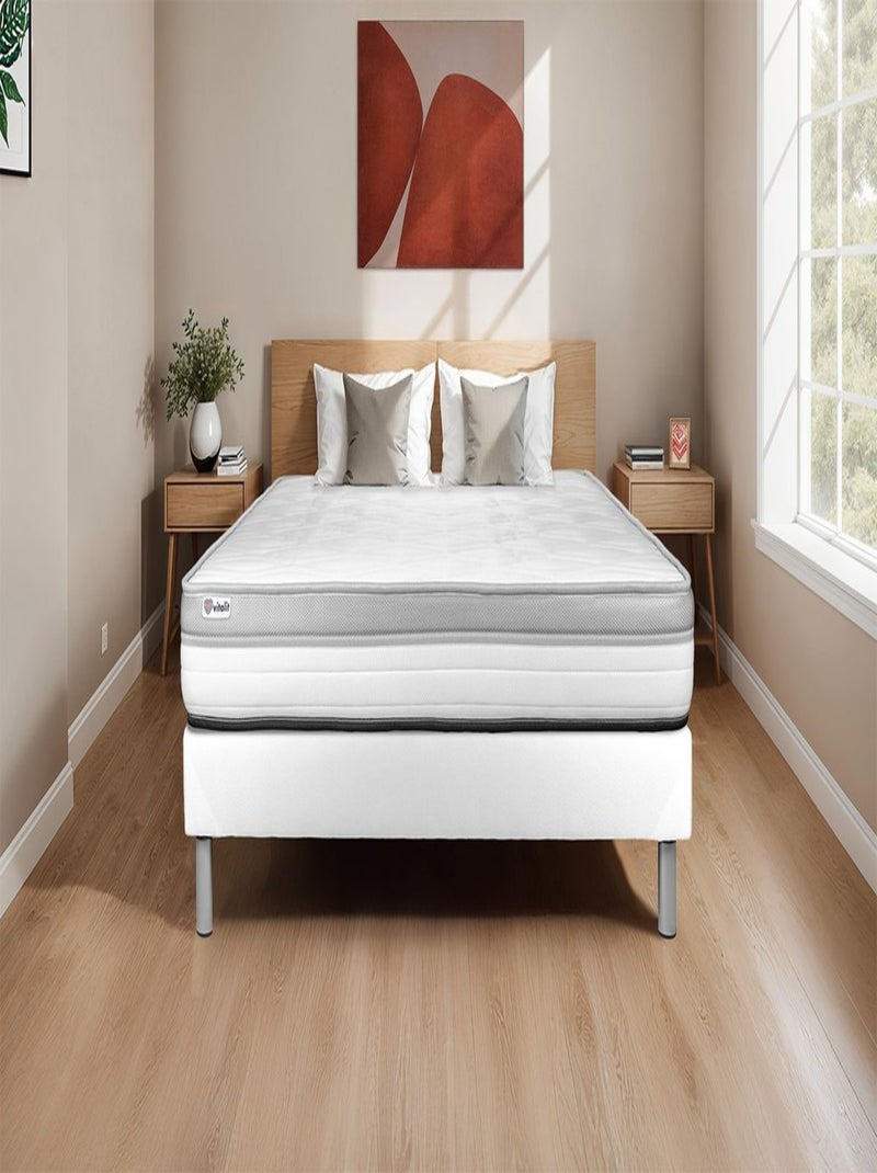 Matelas Mousse VITAL RELAX Blanc - Kiabi