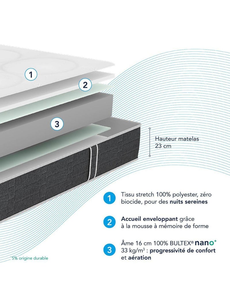 Matelas nano et mémoire de forme Comforting - Bultex N/A - Kiabi