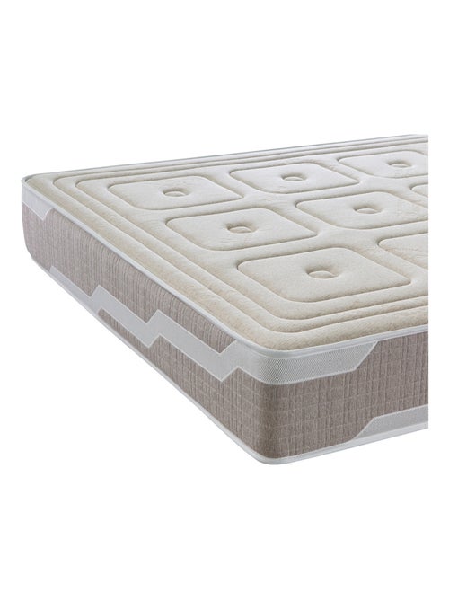 Matelas naturel ressorts ensaches 180X190 ORGANIC NATURA, Épaisseur 27 CM - Kiabi