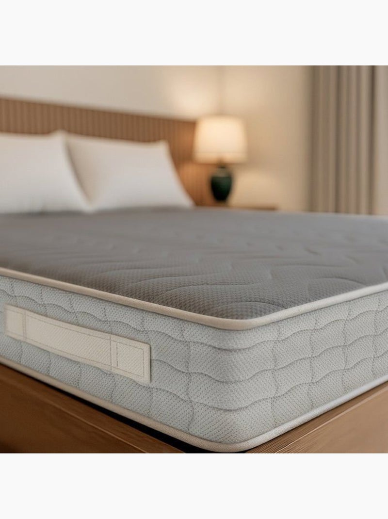 Matelas orthopédique - the white stone - white stone - 80 x 190 cm - 22 cm - mémoire 9 zones Gris - Kiabi
