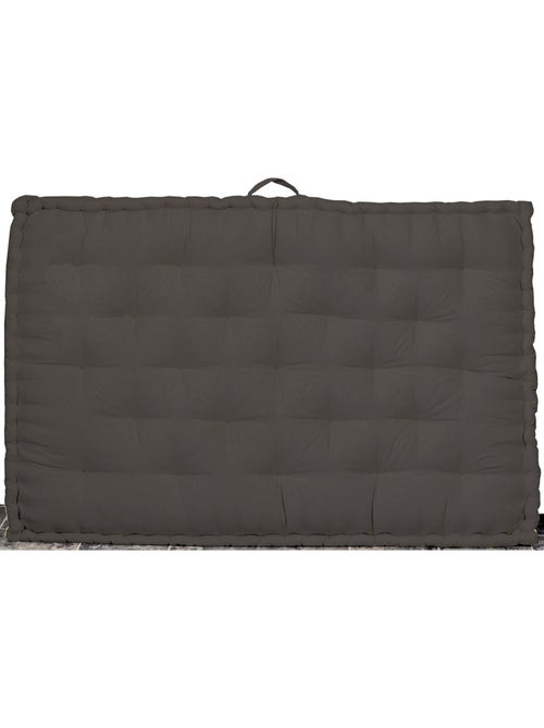 Matelas palette capitonné 80x120cm, Anthracite - Kiabi