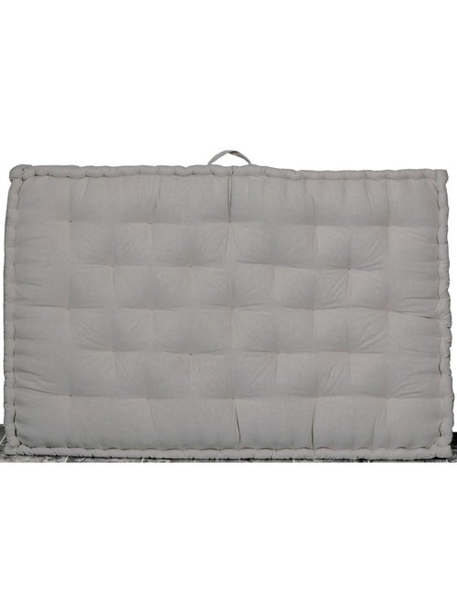Matelas palette capitonné 80x120cm, Gris - Kiabi